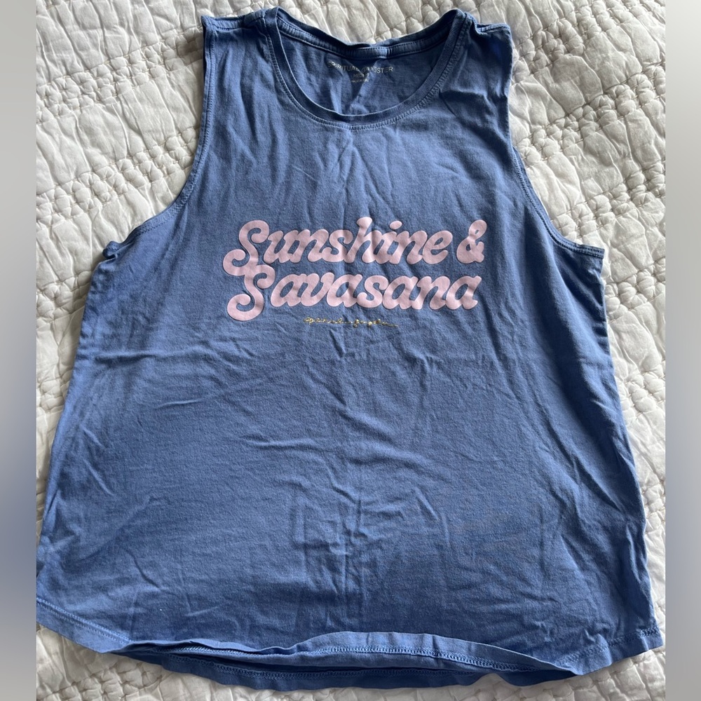 Spiritual gangster purple tank
